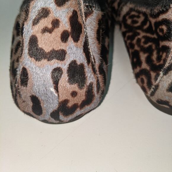 Me Too Arianna Ballet Flat Animal Print Calf Hair Leather Size 10 - Picture 5 of 11
